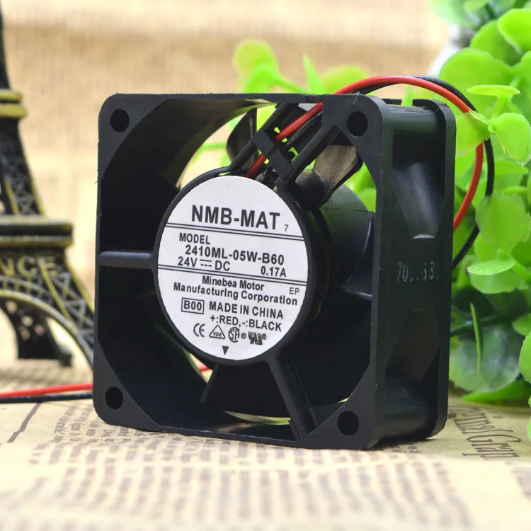 NMB 2410ml-05w-b60 DC 24В 0.17a 6 см 6025 осевой вентилятор охлаждения | Компьютеры и офис