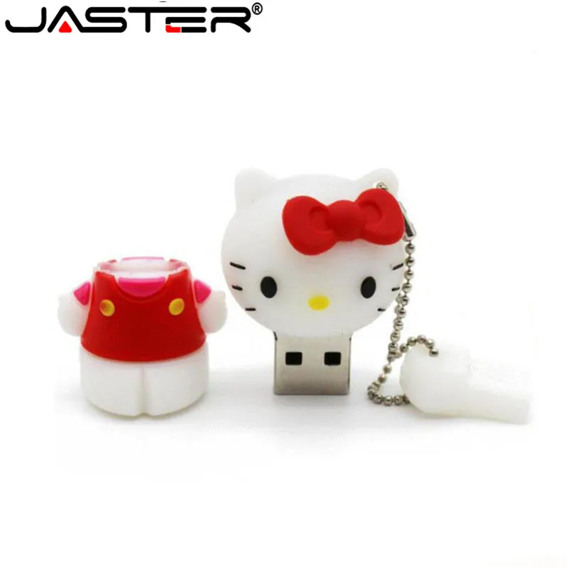 Usb флеш накопитель JASTER Lovely с мультипликационным принтом 32 ГБ 64 милый мини флешка