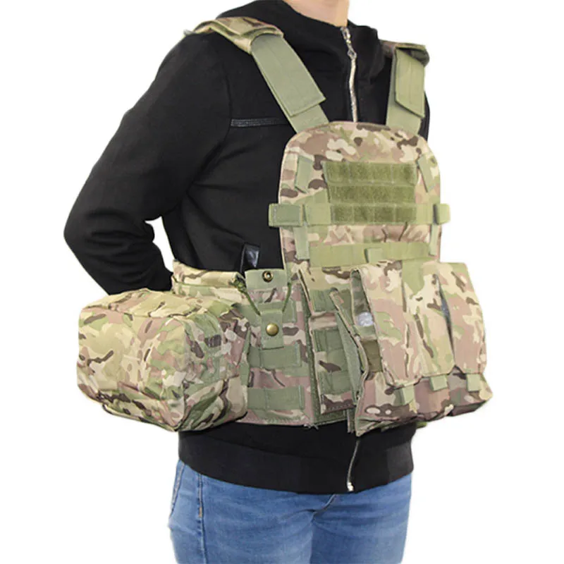  Tactical Military Molle Vest Loading Bear Vest Airsoft Paintball Assault Plate Carrier Ammo Magazin