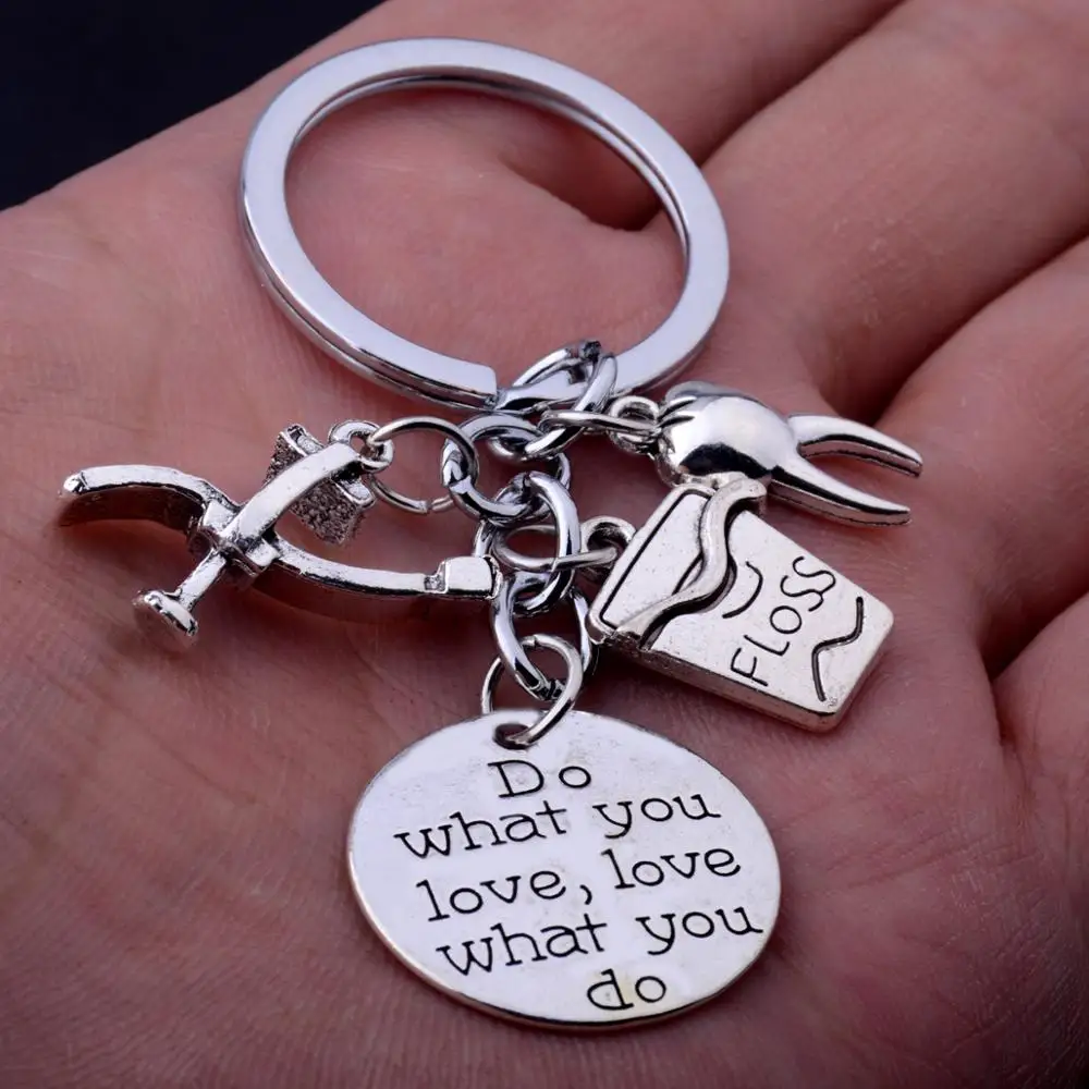 

Брелки подвесные круглые с надписью «Do What You Love What You Do», 12 шт.