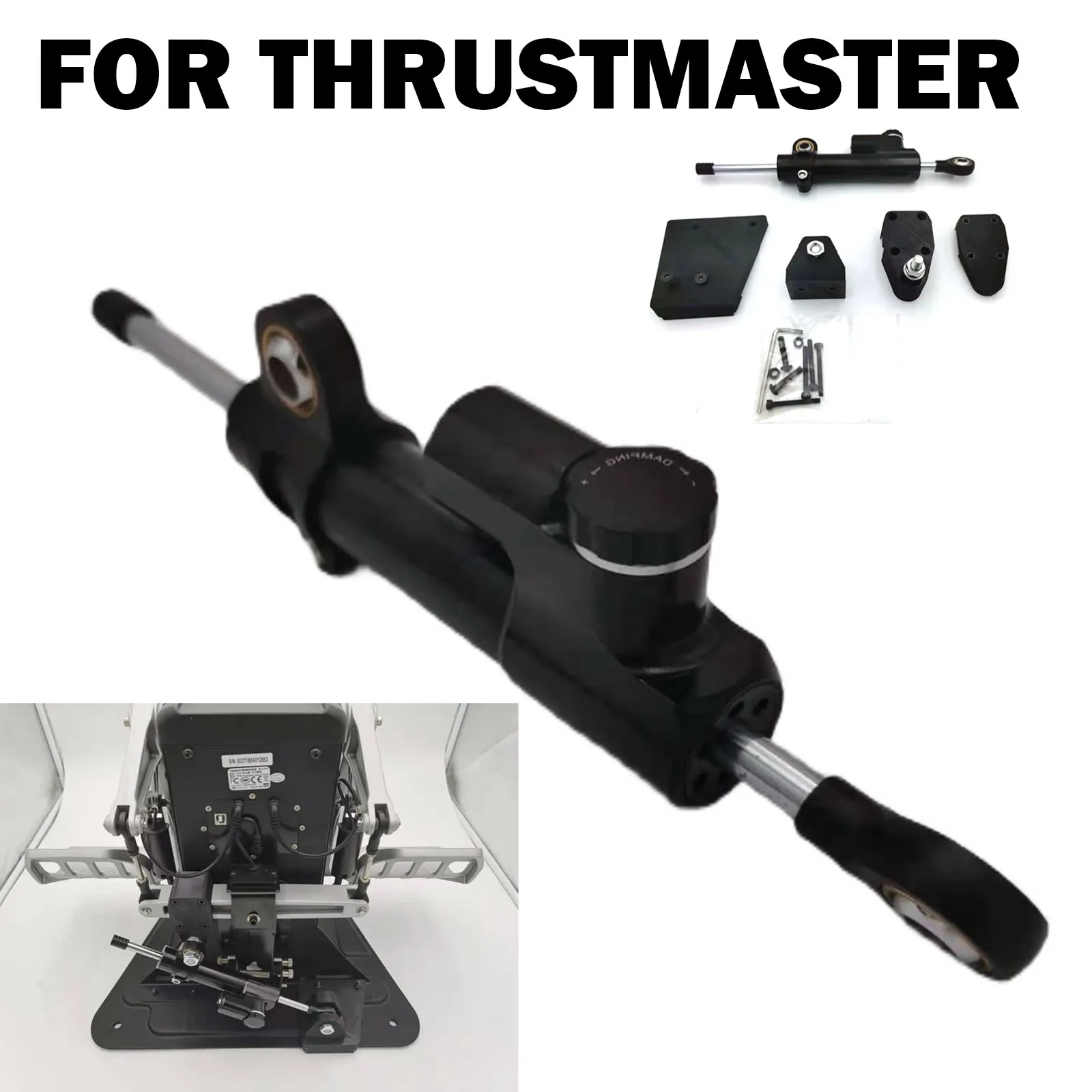 1 Set Throttle Brake Clutch Pedal Damping Gaming Racing Thrustmaster