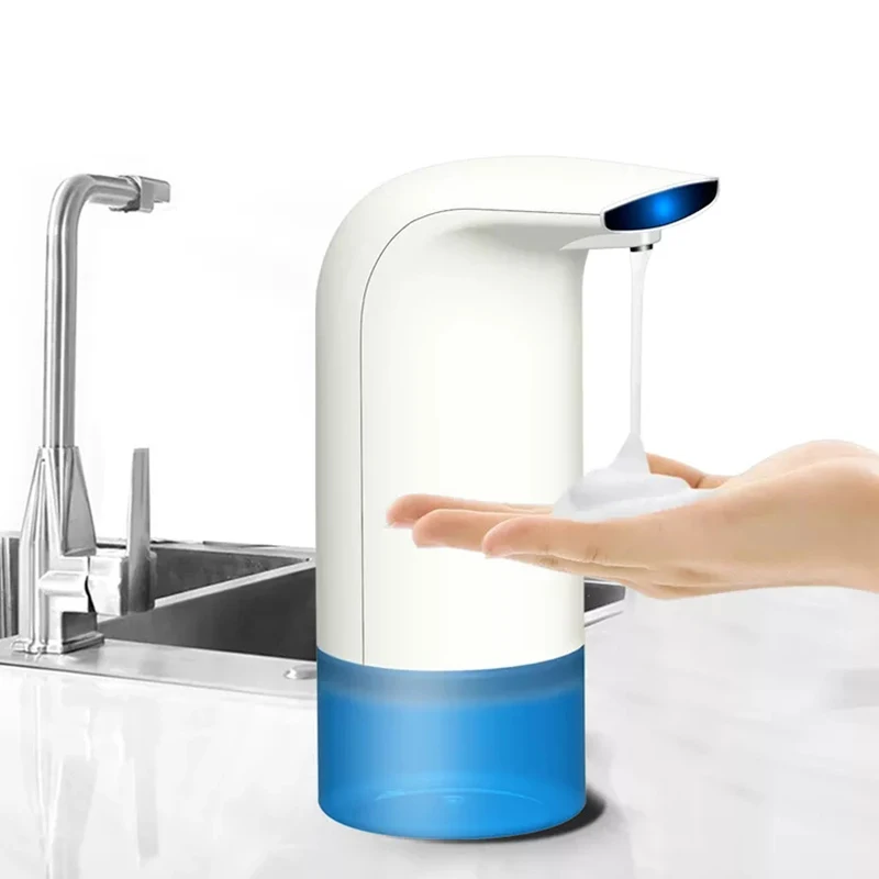 

350ml Automatic Induction Soap Dispenser Foaming Bathroom Hand Washer Infrared Sensor Soap Dispenser For Bathroom Kitchen #2