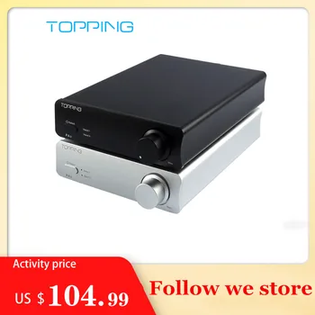 

TOPPING PA3 Desktop Hifi digital amplifier 80W x 2 with 2 way RCA input Providing intelligent MCU protection and input mem