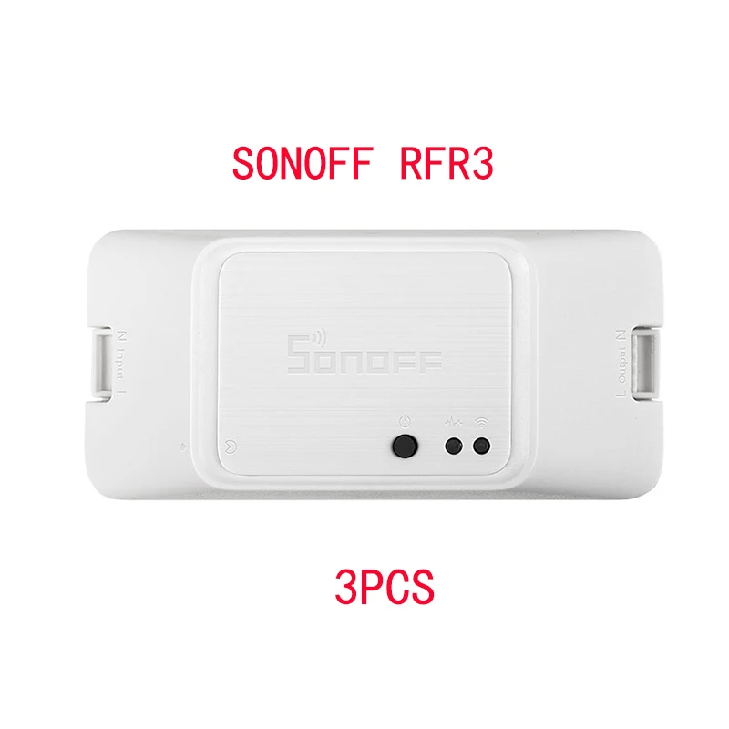 3pcs 10 шт. SONOFF RFR3 wifi переключатель беспроводной умный пульт дистанционного управления wifi переключатель таймер беспроводной переключатель с Amazon Alexa Google Assistant - Комплект: 3pcs