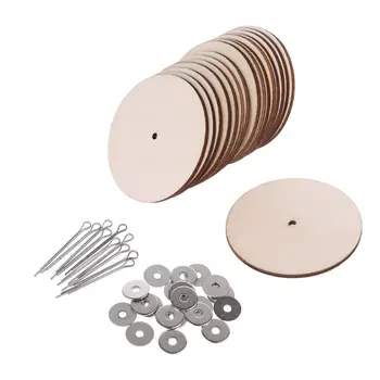 

10 Sets Wood Joints Connectors for Handmade Bear Craft Children Kids Toy DIY Scrapbooking Manual Handicraft Accessories 72XC