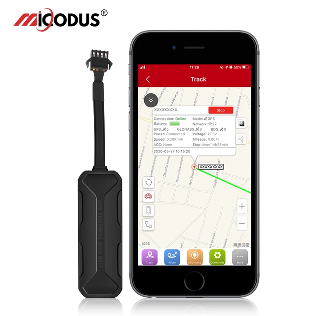 MiCODUS-rastreador GPS para motocicleta, localizador MV208 9-90V ACC, Mini GPS  para coche, Geofence alerta de vibración, 10 unids/lote - AliExpress