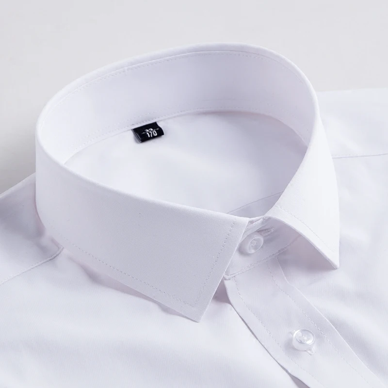 Мужские Рубашки повседневные с коротким рукавом горячие модные белые тонкие тренды бизнес Foraml Твердые Лоскутные розовые мужские костюмы 8XL 7XL L