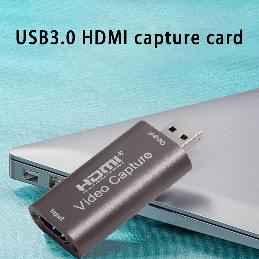 Карта видеозахвата 4K USB 3 0 2 HDMI записывающее устройство записывающая коробка для