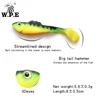 W.P.E NEW Soft Lure 1pcs 8cm/10cm 5.9g/12.5g Silicone Lure Rubber Soft Body jig Bait Swim Bait Fishing Tackle Bass Fishing Lure ► Photo 3/6
