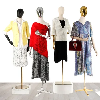 

New Style Dressmaking Mannequin Golden Hand Fabric Model Factory Direct Sell