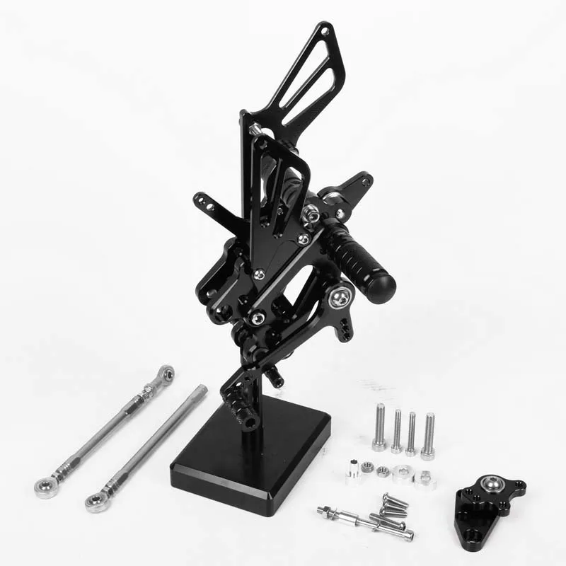 SMOK педаль мотоцикла для Honda CBR600RR 2007 2008- /CBR600RR ABS 2009- алюминиевый сплав Rearset подножки