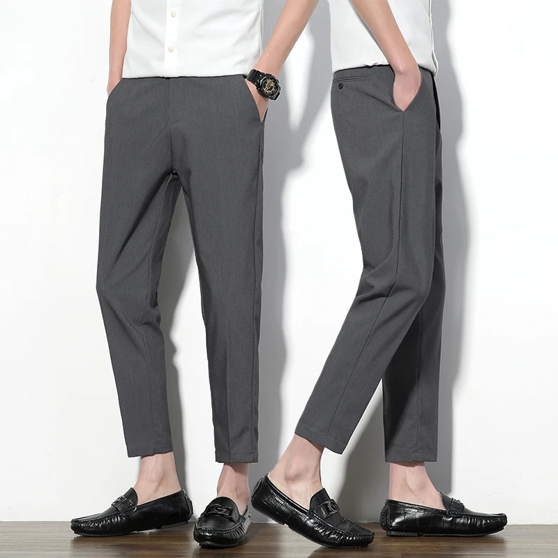 RGM Boys Dress Pants Flat-Front Slim fit Slacks - Poly Rayon Giovanni Uomo  Navy 2 : Amazon.ca: Clothing, Shoes & Accessories