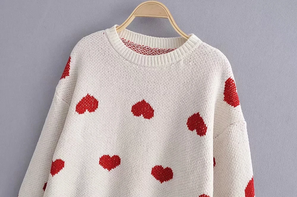 Увядшие зимние свитера женские модные блоггер любовник вязаный жаккард onesize o-образным вырезом pull femme свитера женские пуловеры Топы