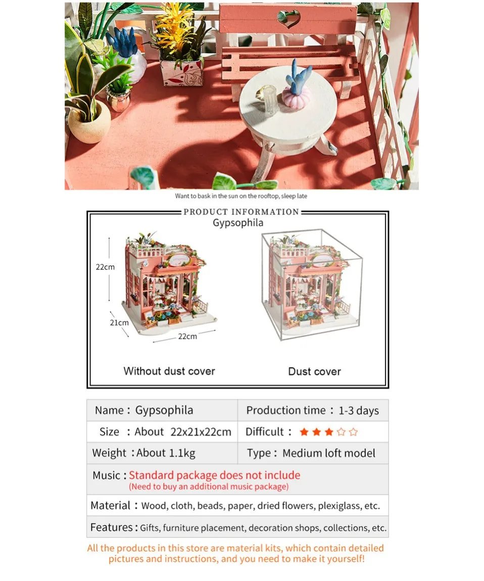 - Gypsophila DIY Dollhouse H254404b6e7504acfb33df1c29b5c0306E