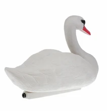 Украшение для двора фигурка лебедя украшение Реалистичная приманка наружная удерживающая садовая пруд фигурка птицы охота белая Рыбалка плавающая