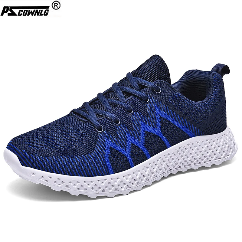 

PSCOWNLG Running Shoes For Men Outdoor Sneakers Mesh Breathable Non-slip high quality Zapatillas Hombre Outdoor Sport Shoes