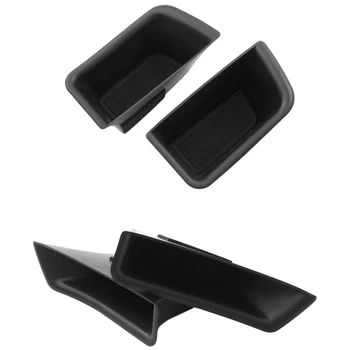 

for 2015-2019 Macan Car Front Interior Car Door Side Storage Pallets Armrest Container Box Cover Kit (4Pack)