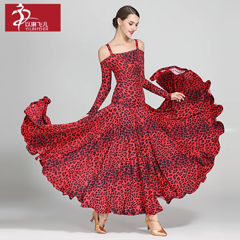 New ballroom dance competition dress dance ballroom waltz dresses standard dress women S9043