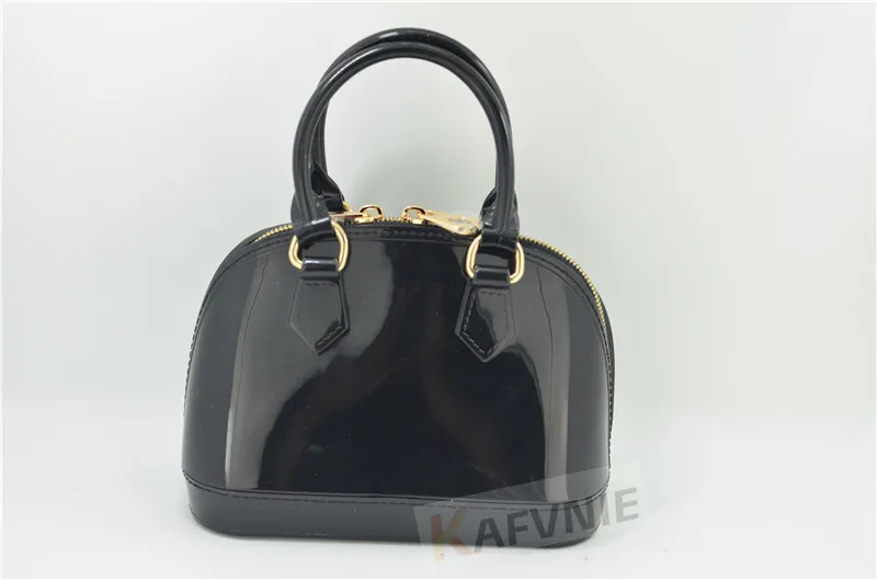Детская прозрачная сумка 18,5 см, размер 27, Детская сумка на плечо из ПВХ ярких цветов для девочек, силиконовая пляжная сумка-тоут, сумка-кошелек - Цвет: black
