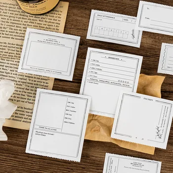 

30 Sheets Retro Memo Pad Writing Pad Message Note Paper Notepad Note Memo Sheets Scrapbooking Stationery School Office Supplies