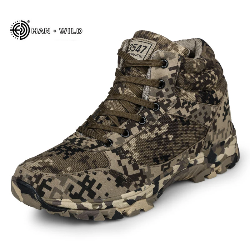  2019 Winter Men Boots Camouflage Warm Wool Cotton Army Combat Tactical Military Shoes Men's Ankle O