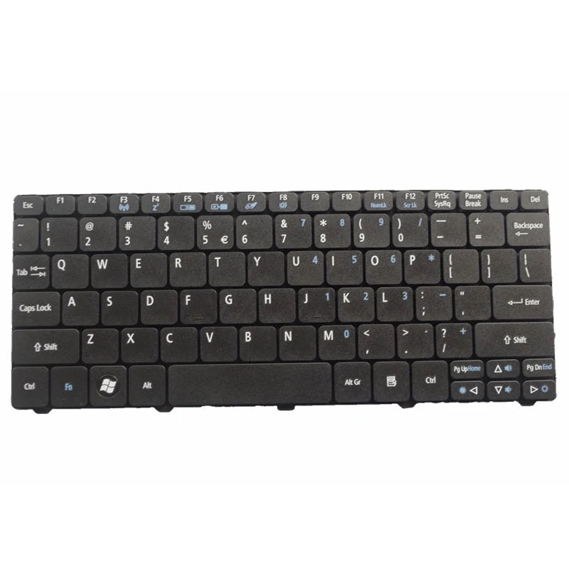 US клавиатура для acer для Aspire One D255 D257 AOD257 D260 D270 521 532 532H 533 AO521 AO533 NAV50 черная клавиатура для ноутбука