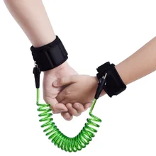 Детская безопасная веревка, трос с защитой от потери, вращающийся браслет длиной 2 м для прогулок, полезный продукт