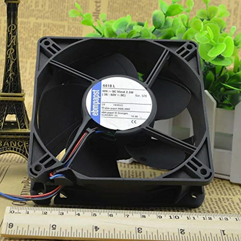 #^Special Price Generic Cooling Fan Cooler For EbmPapst 12038 48V 2.6W 4418L 12CM