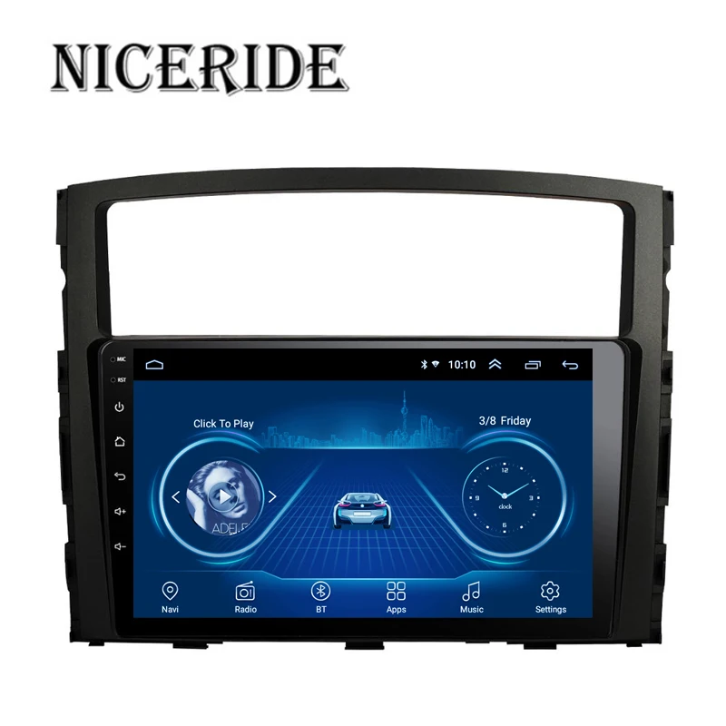 

9" Android 8.1 2 Din Car radio gps navigation head unit For MITSUBISHI PAJERO V97 Car Multimedia Player wifi