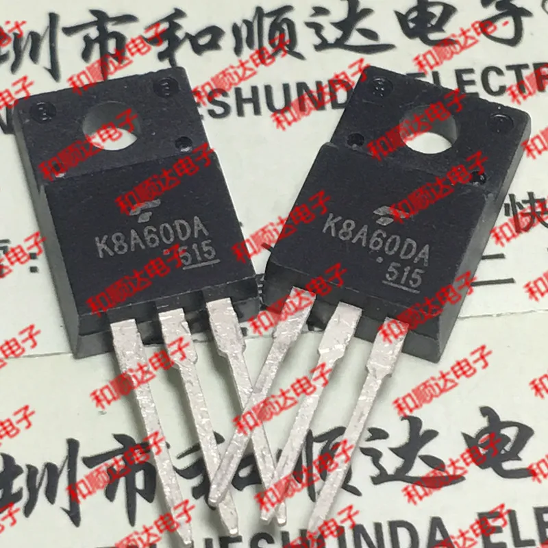 5 предметов в партии, K8A60DA TK8A60DA TO-220F 600V 7.5A TO220F