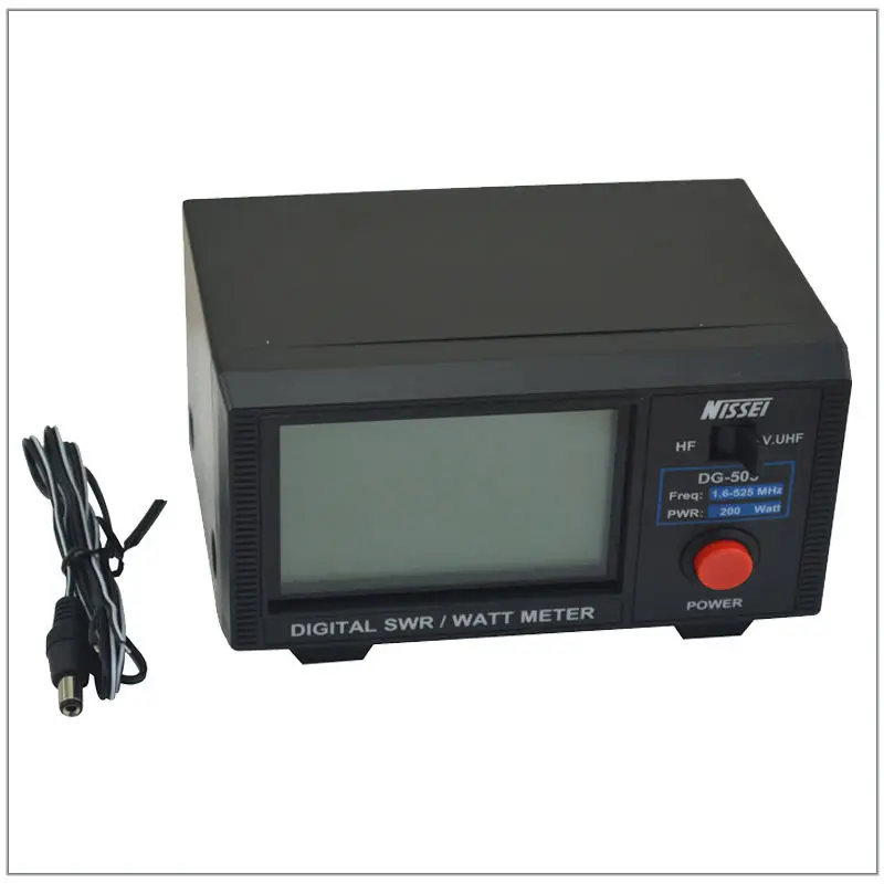 

TOP!-Original Nissei Dg-503 Digital Lcd 3.5" Swr & Wattmeter 1.6-60 Mhz/125-525 Mhz For Two-Way Radios Walkie Talkie
