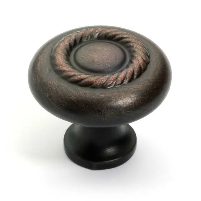 

Oil Rubbed Bronze Rope Cabinet Hardware Knobs