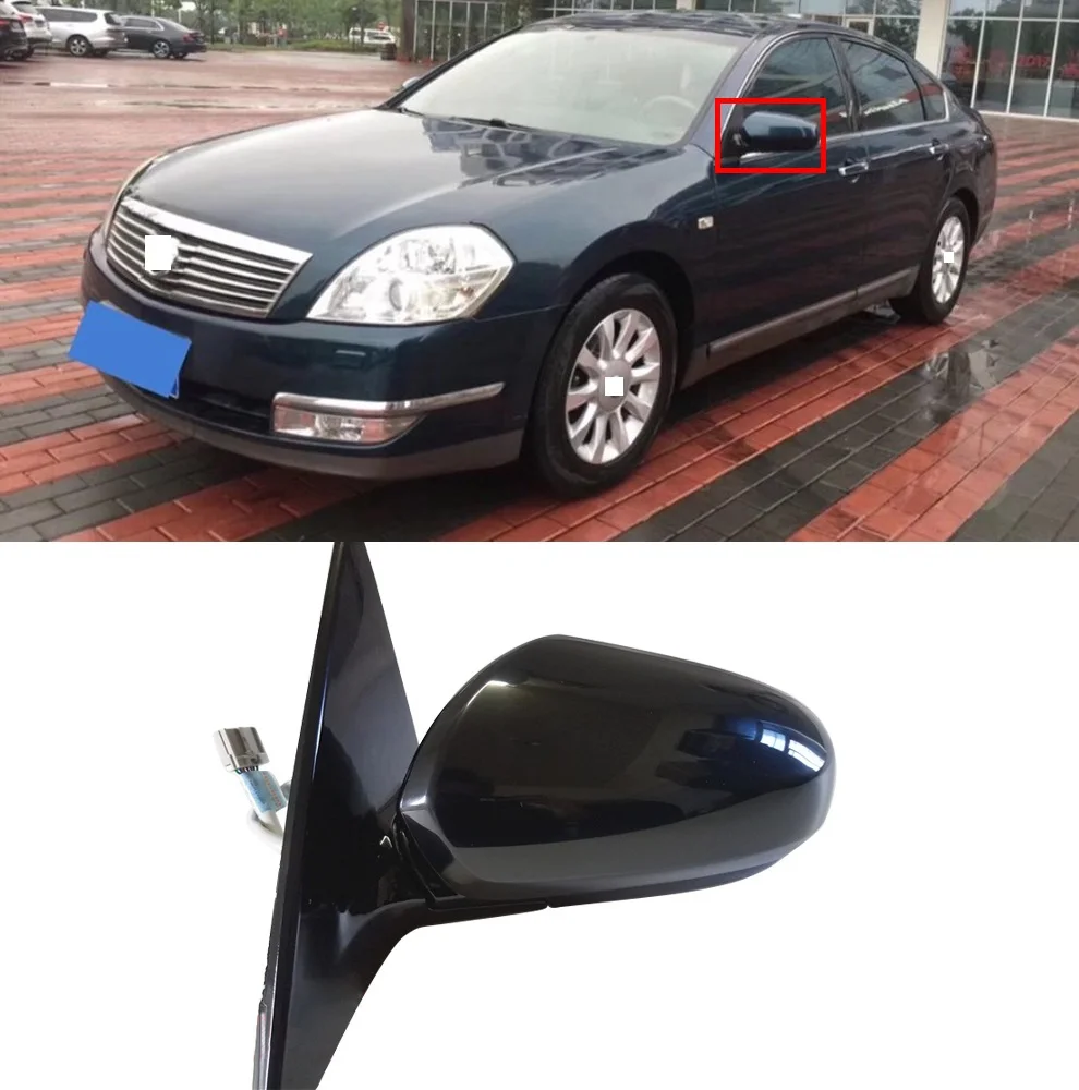 CAPQX для Nissan Teana 04-07 электрическое складное с подогревом зеркало заднего вида боковое зеркало заднего вида в сборе