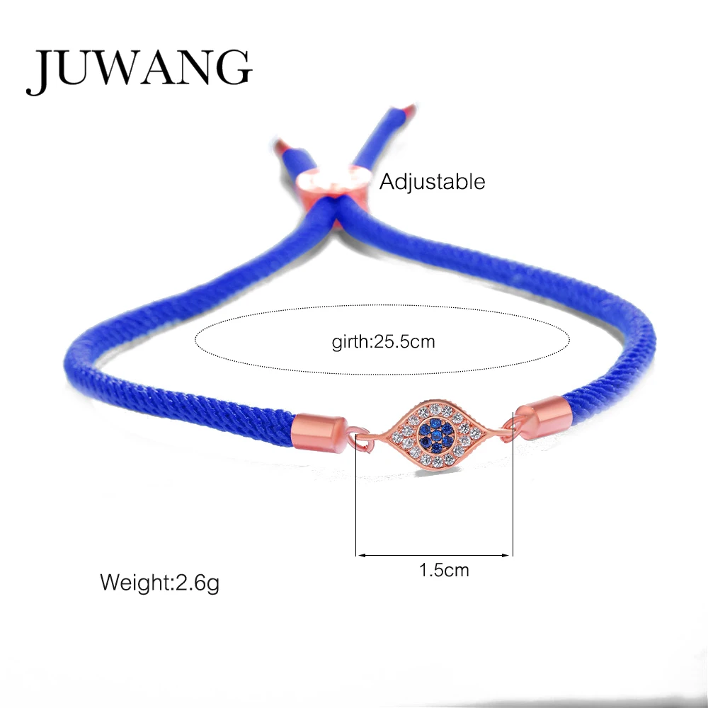 JUWANG-Brand-Blue-Cubic-Zirconia-Evil-Eye-Bracelet-for-Woman-Man-Rose-Gold-Color-Charm-Adjustable (5)