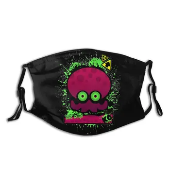 

Splatoon 2 Octoling Reusable Face Mouth Mask Filters Inside Quality Anti Haze Dust Protection Cover Respirator