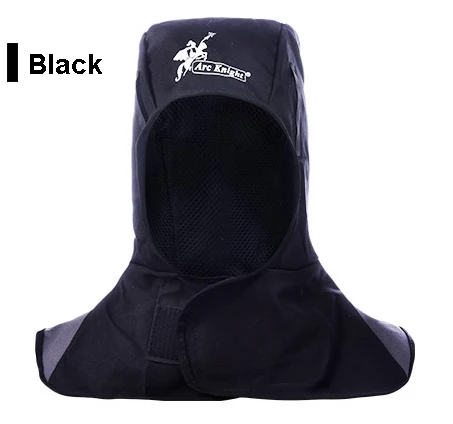 

Black FR Cotton Welding Hats Washable Fire Flame Retardant Helmet Comfort Neck Face Protection Hood Welder Cap