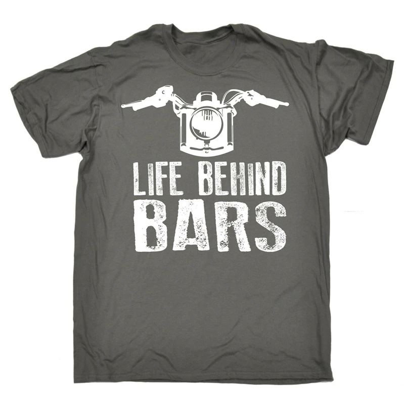 Life Behind Bars Motorbike T-Shirt Tee Bike Rider Birthday Funny Gift ?Classic Custom Design Shirt |