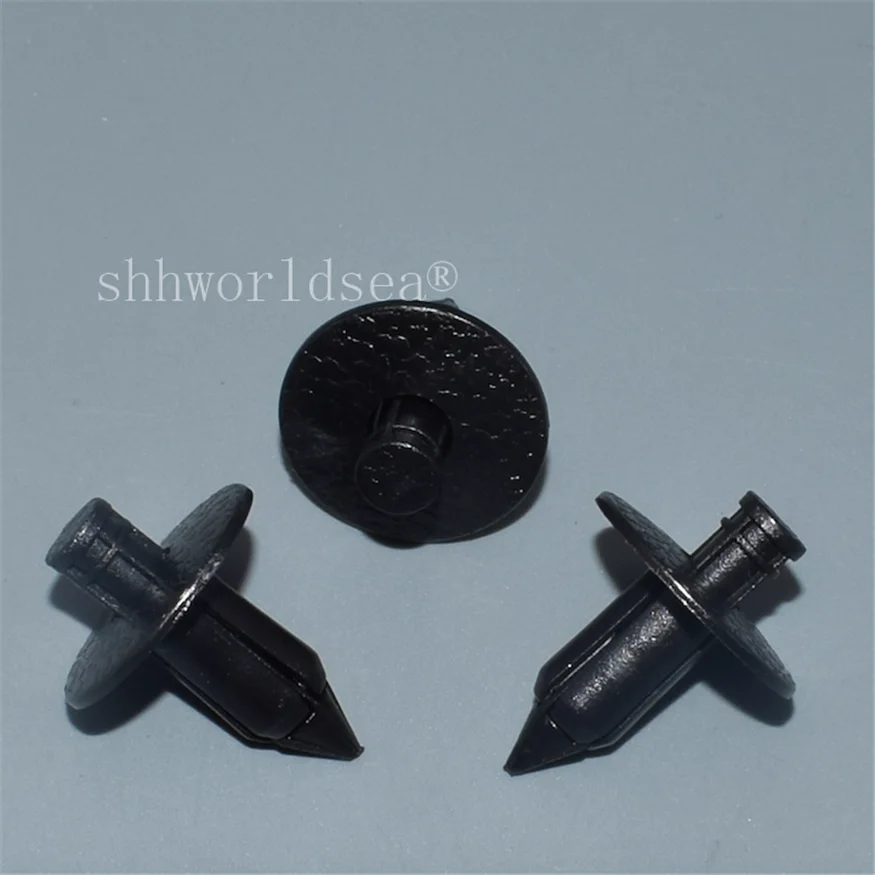 100Pcs 7mm Hole Plastic Rivets For Nissan Toyota Honda Car Door Trim Panel Clip Retainer Push Pin Auto Fasteners | Автомобили и