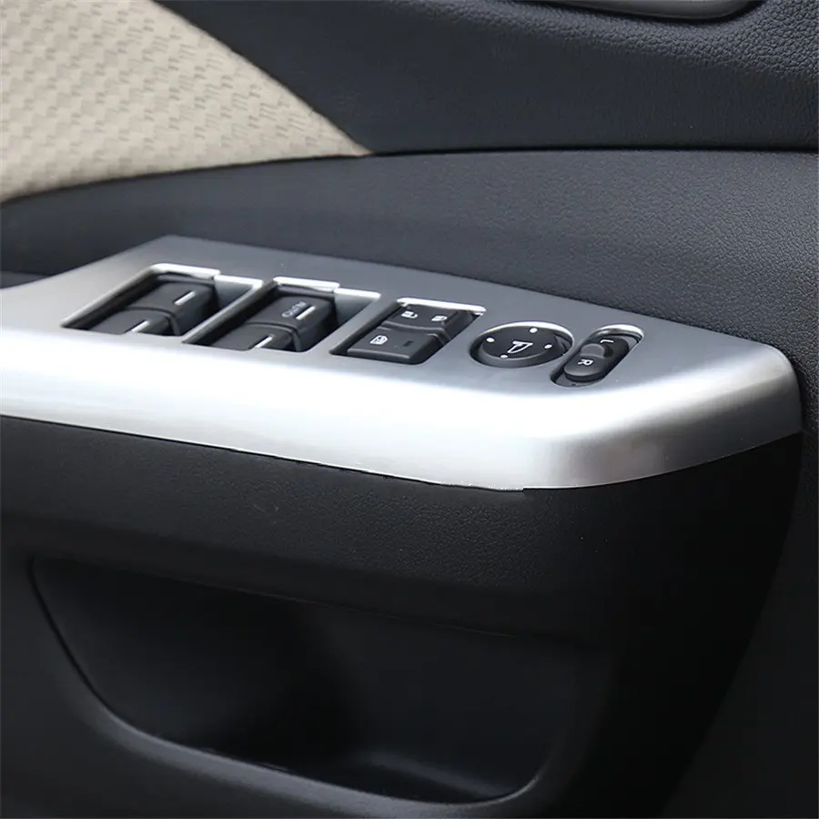 ABS аксессуары для Honda CRV CR V 2013 2014 2015 2016 внутренняя дверная ручка панель наклейка