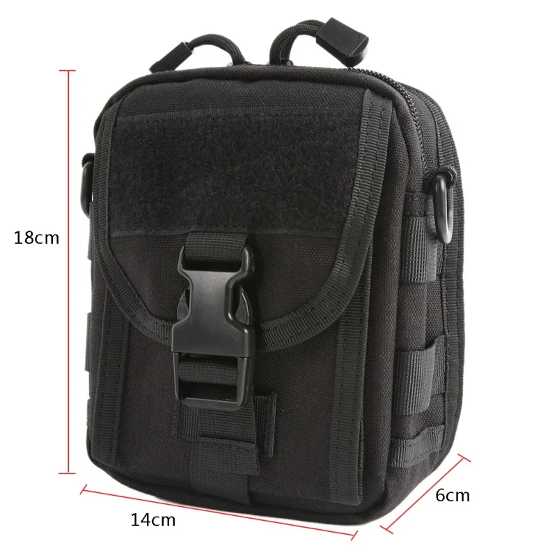 Водонепроницаемый тактический Molle 600D нейлоновая сумка для телефона кемпинг сумка-мессенджер поясная сумка Пешие прогулки Рыбалка Охота Военная Спортивная поясная сумка
