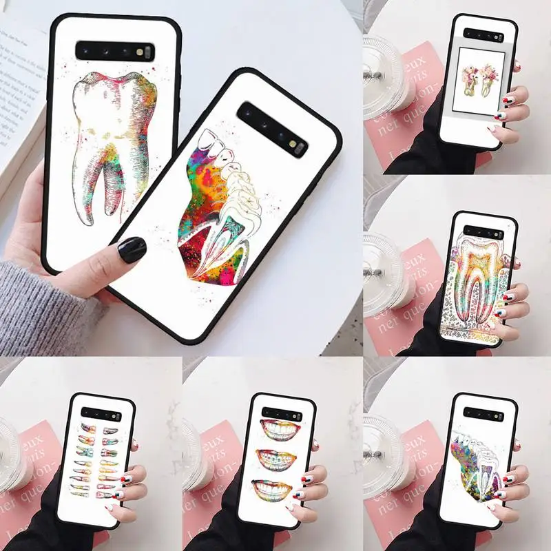 Чехол для телефона с определениями стоматологии Samsung S6 S7 edge S8 S9 S10 e plus A10 A50 A70 note8 J7