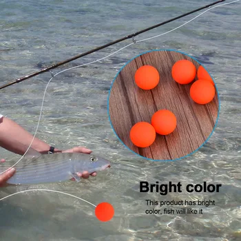 

Outdoor 100pcs Fishing Floating Bobbers Drift Ball Foam Strike Indicator Fishing Accessories 12mm 18mm