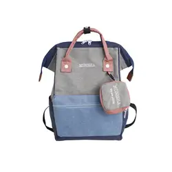 Современный минималистичный модный холщовый рюкзак для девушек, школьный непродуваемый небольшой свежий и прекрасный вместительный