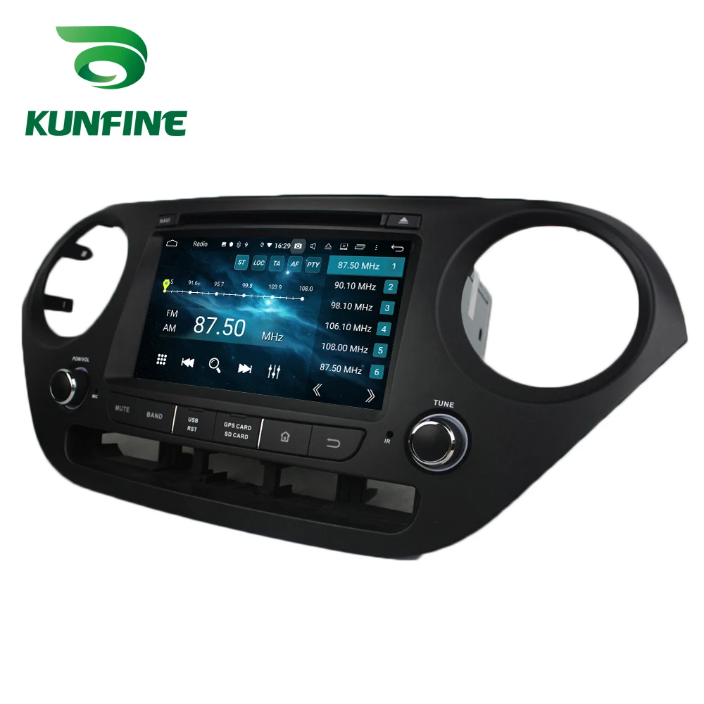 Discount Android 9.0 Octa Core 4GB RAM 64GB Rom Car DVD GPS Multimedia Player Car Stereo for HYUNDAI I10 2014 2015 Radio Headunit 3G 5