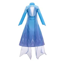 От 3 до 10 лет Платье Эльзы для девочек вечерние платья 2 Косплэй Детская одежда Анны и Снежная королева на день рождения платье принцессы «Эльзы», костюм для детей
