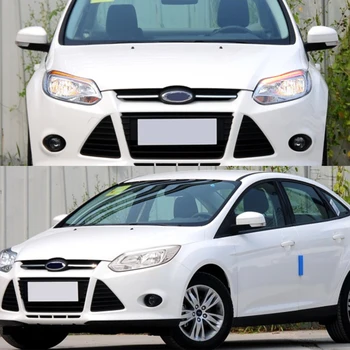 

CSGJMY 2PCS Car Headlight Eyebrow Decoration Turn Signal DRL LED Daytime Running Light For Ford Focus 3 MK3 2012 2013 2014 2015