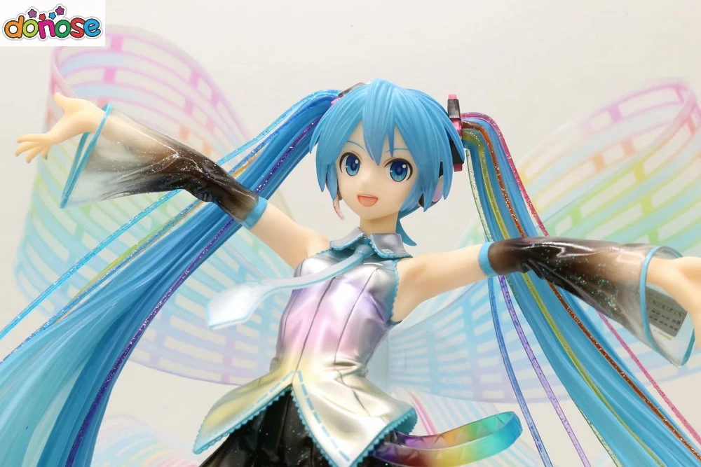 Японская игра-Аниме Vocaloid Hatsune Miku 10th anniversary Ver. ПВХ фигурка Коллекционная модель игрушки подарки 27 см