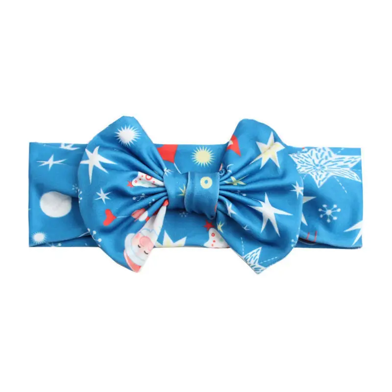 Balleenshiny/Новинка; повязка на голову с бантом для малышей; Рождественская повязка для малышей; реквизит для фотосъемки новорожденных; аксессуары для маленьких девочек - Цвет: B