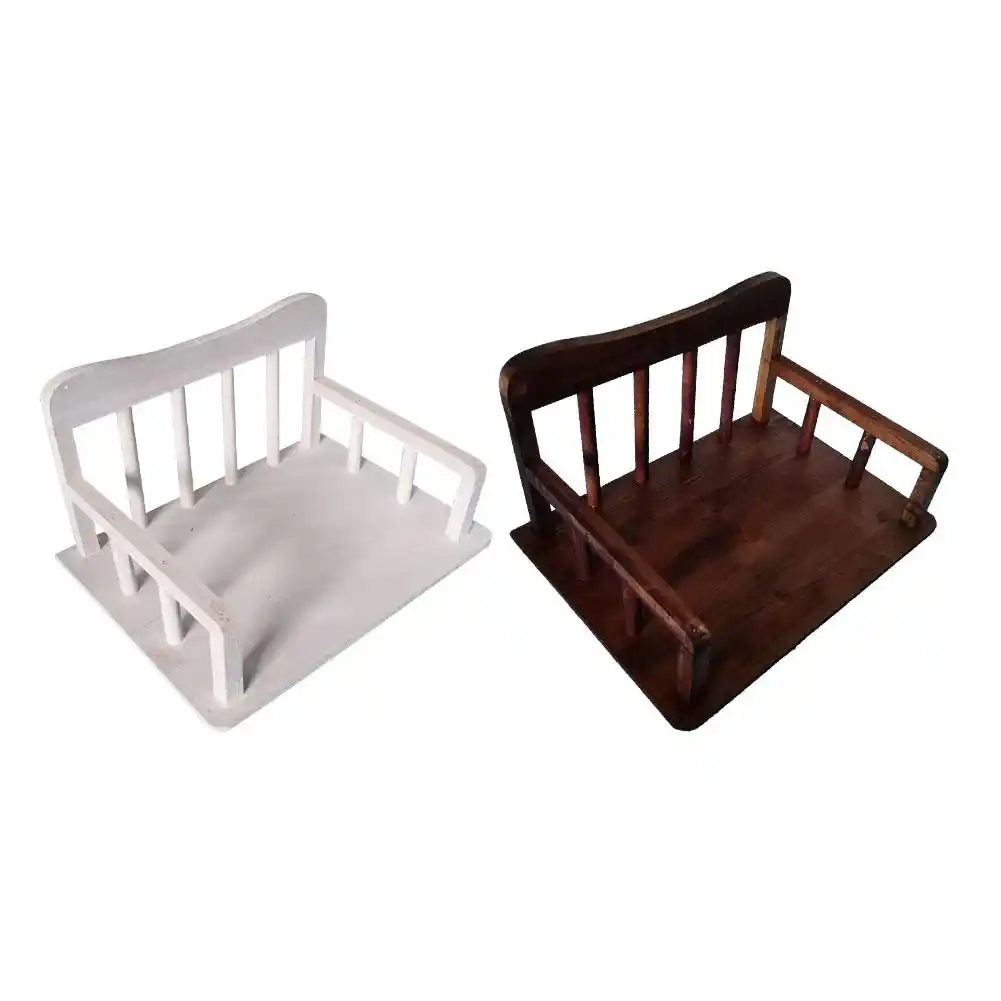 Arriere Plan De Photographie Pour Nouveau Ne Lit En Bois Accessoires De Studio Pour Bebe Lit Photo Pour Bebe Cadeau Aliexpress
