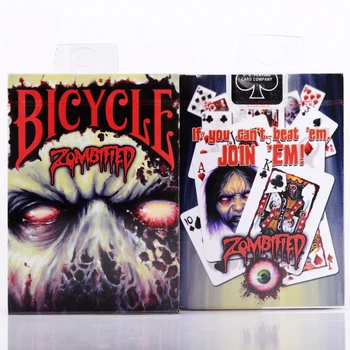 

1 deck Bicycle Card Zombified Bicycle Playing Cards Regular Bicycle Deck Rider Back Card Magic Trick Magic Props